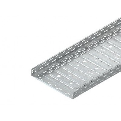 Перфорирана кабелна скара 60x400x3000 mm, t = 0.8 mm, CITO - бърза безвинтова връзка, неръждаема стомана : 1.4301, 1.4303