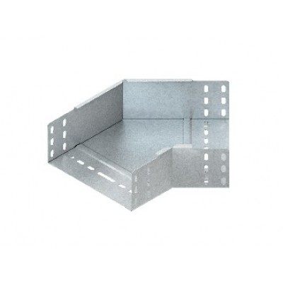 Ъгъл 45° хоризонтален, 110x502 mm, стомана, поцинковане по DIN EN 10346, с включени аксесоари