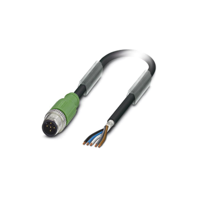 Кабел с конектор M12, 5pin A-Coded, Male 10m Shielded PUR Cable