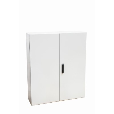 Метално табло BJS1 с монт. плоча - 1000x1000x250 (HxWxD) с две плътни врати, IP 66, RAL 7035