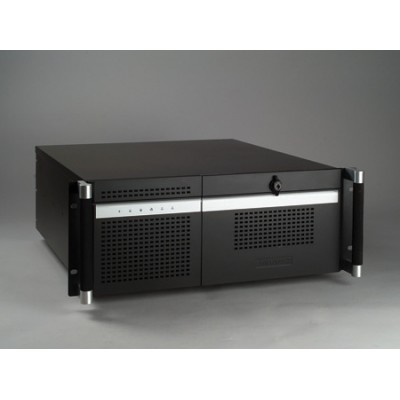 ACP-4010BP Rev.C W/O PSU (62368) Тиха 4U Rackmount кутия за ATX / uATX дънна платка или пълен размер SBC с двойна поддръжка на системата