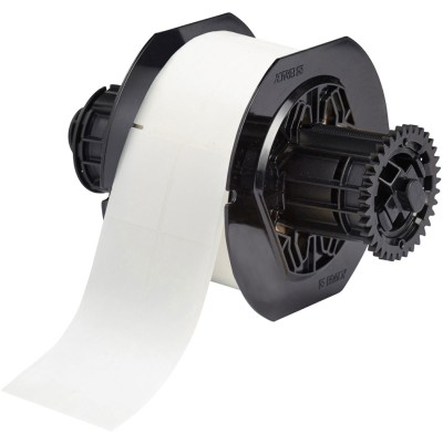 Етикет за принтери BBP33, i3300 и i5300 от полиестер с размери 25.40 mm x 133.35 mm, цвят бял, 650 бр. в опак.