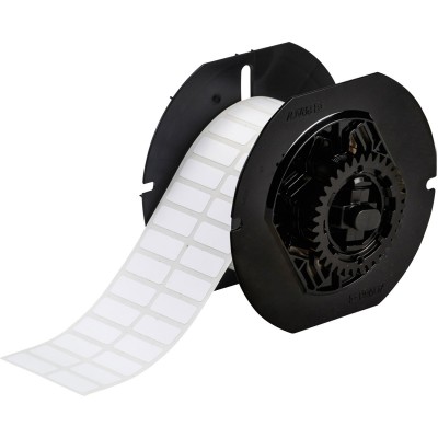 Етикет за принтери BBP33, i3300 и i5300 от полиестер Freezerbondz™ с размери 9.53 mm x 25.40 mm, цвят бял, 2500 бр. в опак.