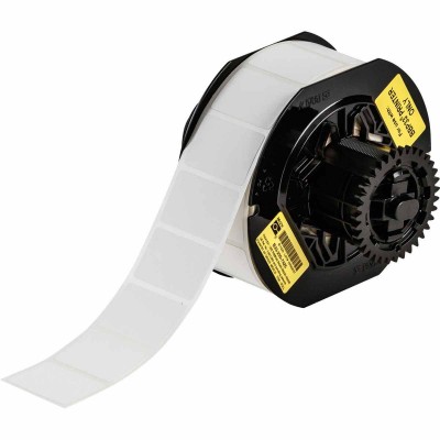 Етикет за принтери BBP33, i3300 и i5300 от полипропилен с размери 25.40 mm x 38.10 mm, цвят бял, 1250 бр. в опак.