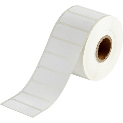 Етикети за принтери BBP11 и BBP12 от полиестер freezerbondz™ с размери 15.24 mm x 41.28 mm, 1500 бр. в опак, бели