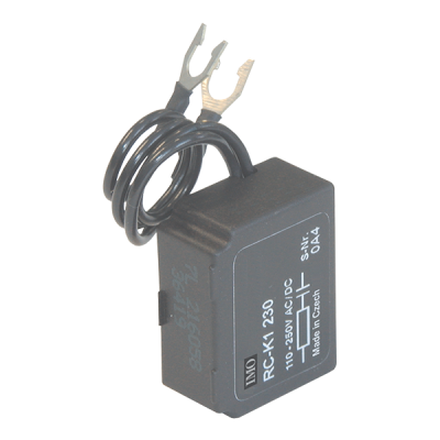 RC филтър за бобина на мини контактори MB, 12-48V AC/DC, 1600nF / 22 Ohm