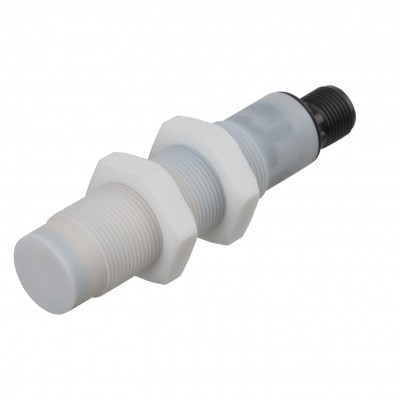 Капацитивен сензор - корпус от пластмаса (M18 x 85 mm), обхват 12 mm, изход PNP/NPN - NO/NC - програмируем, захранване 10 - 40 V DC, свързване с конектор M12, раб. темп. от -30 до 85 °C, IP 67, IO-Link